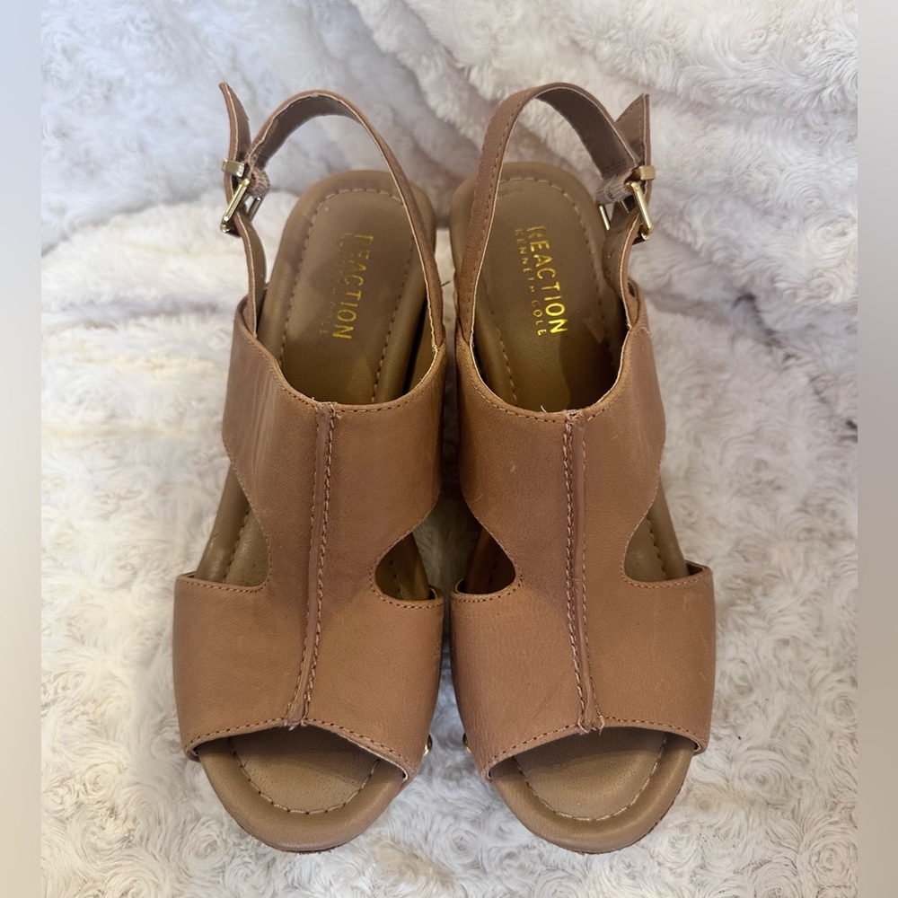 Women’s Kenneth Cole Reaction SoleO Wedge Sandals Size 7M - Picture 3 of 8